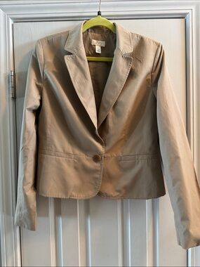 LOFT Tan Single-Button Women's Blazer